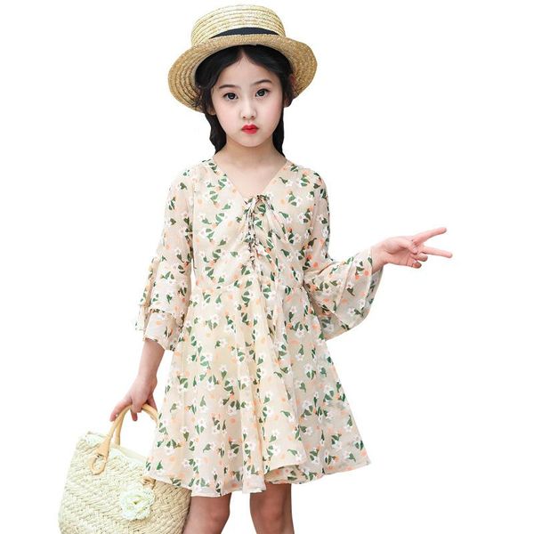 girl's dresses girls spring autumn 2021 children flare long sleeve princess dress floral printed party kids vestido 4-13t, Red;yellow
girl's dresses girls spring autumn 2021 children flare long sleeve princess dress floral printed party kids vestido 4-13t, Red;yellow