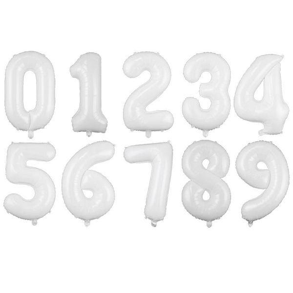 party decoration 32inch white foil number balloon for birthday kids digital balloons anniversary decor supplies
party decoration 32inch white foil number balloon for birthday kids digital balloons anniversary decor supplies