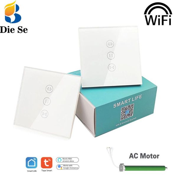 smart home control tuya life wifi curtains switch 100~240v wall panel curtain swtich for roller shutter electric tubular motor workwith alex
smart home control tuya life wifi curtains switch 100~240v wall panel curtain swtich for roller shutter electric tubular motor workwith alex