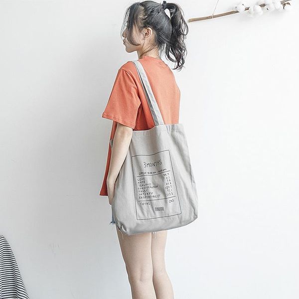 shopping bags women pure cotton canvas grocery bag ladies letters gray chic eco shoulder female foldable reusable handbag tote
shopping bags women pure cotton canvas grocery bag ladies letters gray chic eco shoulder female foldable reusable handbag tote