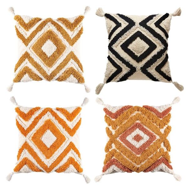 pillow case bohemian style diamond tufted cushion cover handmade throw covers home decor backrest
pillow case bohemian style diamond tufted cushion cover handmade throw covers home decor backrest