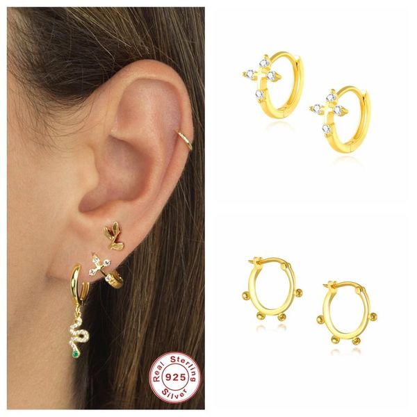 hoop & huggie canner solid 925 sterling silver bling zircon loop earrings for woman engagement gift long earring jewelry accessories, Golden;silver
hoop & huggie canner solid 925 sterling silver bling zircon loop earrings for woman engagement gift long earring jewelry accessories, Golden;silver