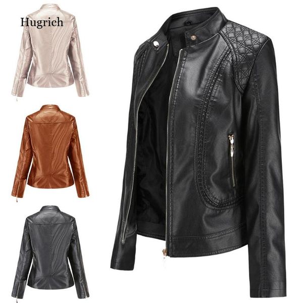 women's leather & faux women jacket spring autumn fashion stand collar motor biker coat pu outwear fall black red 2021
women's leather & faux women jacket spring autumn fashion stand collar motor biker coat pu outwear fall black red 2021