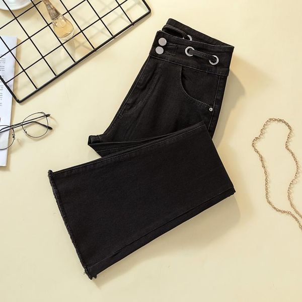 women's jeans 2021 of tall waist to film the autumn black micro flared stretch women cultivate one's morality feeling nine po, Blue
women's jeans 2021 of tall waist to film the autumn black micro flared stretch women cultivate one's morality feeling nine po, Blue