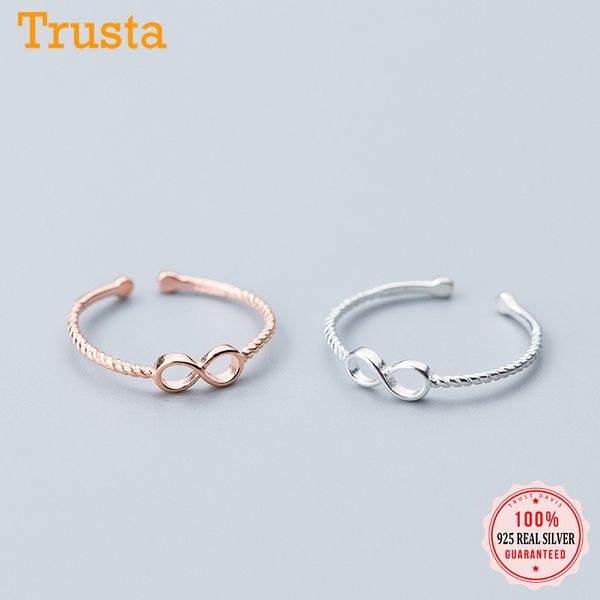 trustdavis 100% 925 sterling silver fashion rose silver twist infinity opening finger rings for women party gift jewelry ds722, Golden;silver
trustdavis 100% 925 sterling silver fashion rose silver twist infinity opening finger rings for women party gift jewelry ds722, Golden;silver