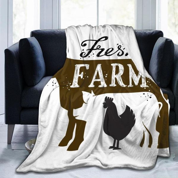 blankets flannel blanket farm animal fresh light thin mechanical wash warm soft throw on sofa bed travel patchwork 
blankets flannel blanket farm animal fresh light thin mechanical wash warm soft throw on sofa bed travel patchwork