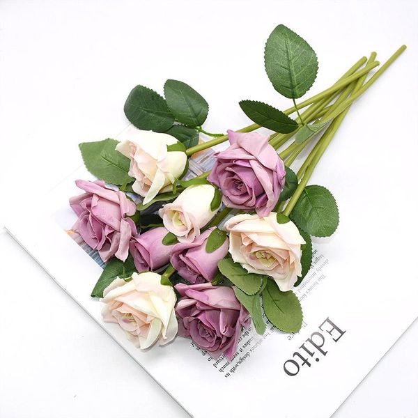 decorative flowers & wreaths 9pcs/set 4cm 7cm silk rose flower bouquet real touch fake for wedding decoration bridal hold home garden suppli
decorative flowers & wreaths 9pcs/set 4cm 7cm silk rose flower bouquet real touch fake for wedding decoration bridal hold home garden suppli