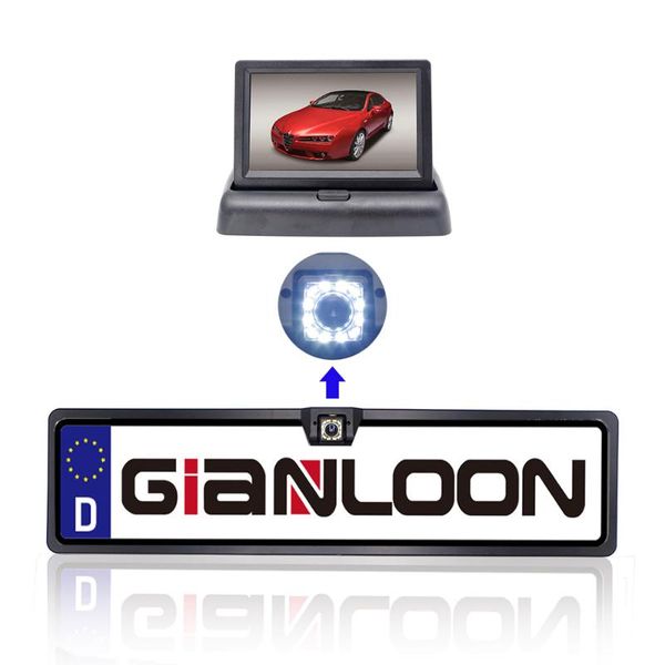 car rear view cameras& parking sensors gianloon 4.3" folding monitor + night vision camera reverse european license plate 12leds
car rear view cameras& parking sensors gianloon 4.3" folding monitor + night vision camera reverse european license plate 12leds