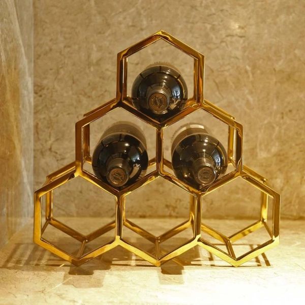 ice buckets and coolers a honeycomb-shaped metal wine rack stainless steel holder for 6 bottles horizontal storage standing golden home
ice buckets and coolers a honeycomb-shaped metal wine rack stainless steel holder for 6 bottles horizontal storage standing golden home