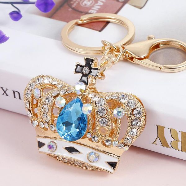 keychains korean version of water drop diamond crown keychain with hollow alloy pendant on the back, Silver
keychains korean version of water drop diamond crown keychain with hollow alloy pendant on the back, Silver