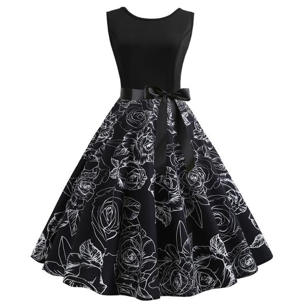 casual dresses vintage women halloween midi dress with belt sleeveless o neck rose printing a-line retro party prom swing #t2g, Black;gray
casual dresses vintage women halloween midi dress with belt sleeveless o neck rose printing a-line retro party prom swing #t2g, Black;gray