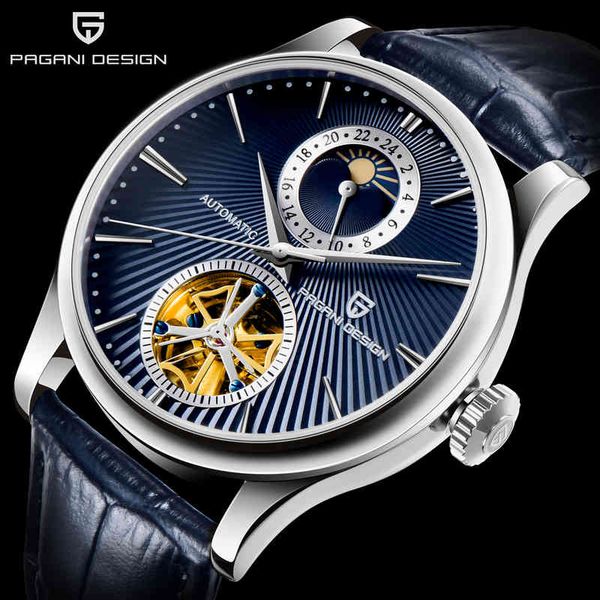 new stainless steel automatic men watches leather brand waterproof luxury mechanical sports wristwatch orologio da uomo, Silver
new stainless steel automatic men watches leather brand waterproof luxury mechanical sports wristwatch orologio da uomo, Silver