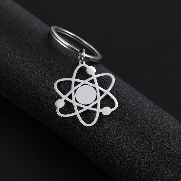 the bigbang theory atom key chain women men stainless steel physics chemistry science pendant keyring holder jewelry gift, Slivery;golden
the bigbang theory atom key chain women men stainless steel physics chemistry science pendant keyring holder jewelry gift, Slivery;golden