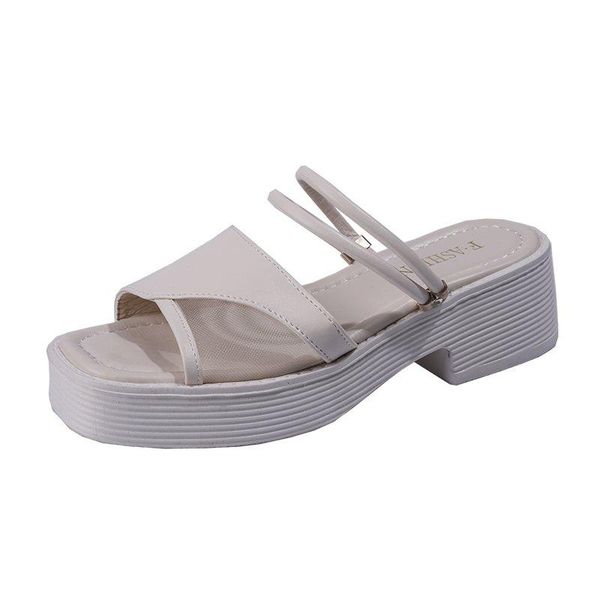 slippers solid color women's casual thick-soled versatile elegant and breathable two-wear fashion outdoor 2021, Black
slippers solid color women's casual thick-soled versatile elegant and breathable two-wear fashion outdoor 2021, Black