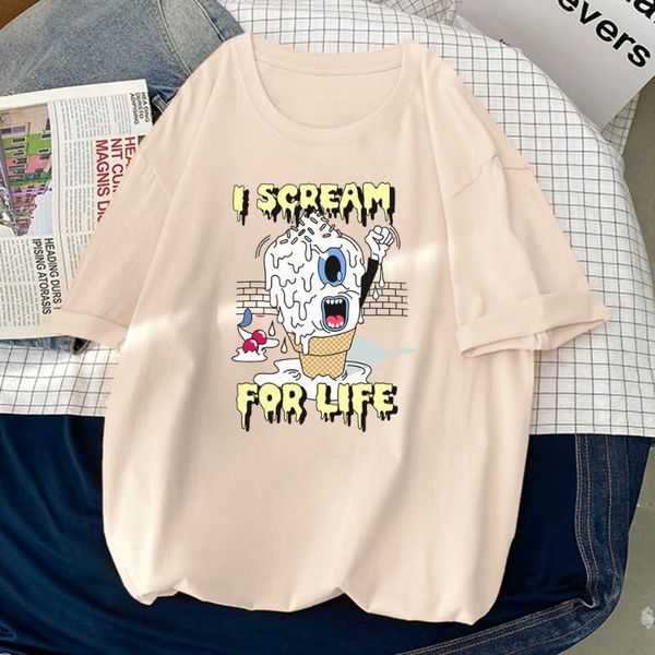 women's t-shirt creative ice print tshirt womens fashion traveling streetwear vintage big size clothes breathable female, White
women's t-shirt creative ice print tshirt womens fashion traveling streetwear vintage big size clothes breathable female, White