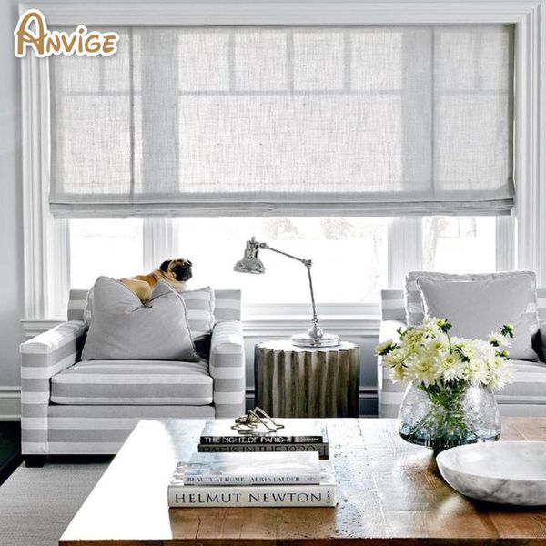 blinds anvige modern grey color linen sheer roman shades for living room custom flat window curtain
blinds anvige modern grey color linen sheer roman shades for living room custom flat window curtain