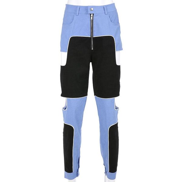 women's pants & capris patchwork hollow out streetwear women zipper pockets street style cargo 2021 autumn winter female pantalon mujer, Black;white
women's pants & capris patchwork hollow out streetwear women zipper pockets street style cargo 2021 autumn winter female pantalon mujer, Black;white