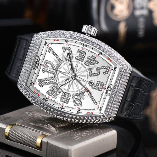 wristwatches fashion men's watch big dial with date rhinestone quartz wholesale dropshpping battery watches 50mm, Slivery;brown
wristwatches fashion men's watch big dial with date rhinestone quartz wholesale dropshpping battery watches 50mm, Slivery;brown