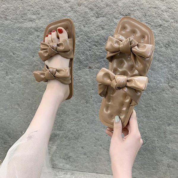 slippers women summer beach shoes low butterfly-knot luxury slides pantofle sabot flat designer 2021 pu rome fabric rubber, Black
slippers women summer beach shoes low butterfly-knot luxury slides pantofle sabot flat designer 2021 pu rome fabric rubber, Black