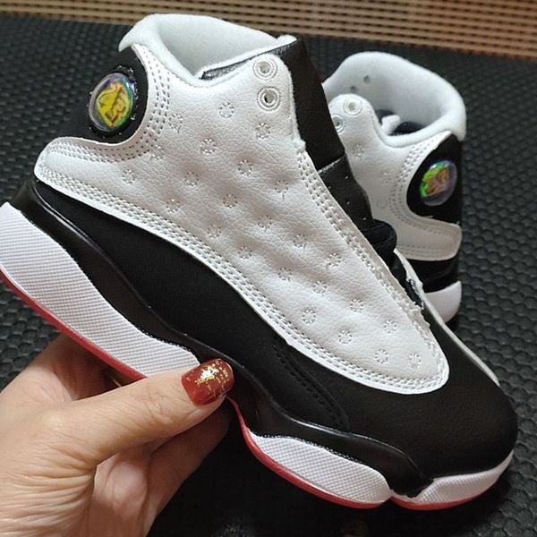 sneakers kids 13 og black cat 3m reflect white purple basketball shoes children sports 13s kid shoes fashion trainer 240c, Black;red
sneakers kids 13 og black cat 3m reflect white purple basketball shoes children sports 13s kid shoes fashion trainer 240c, Black;red