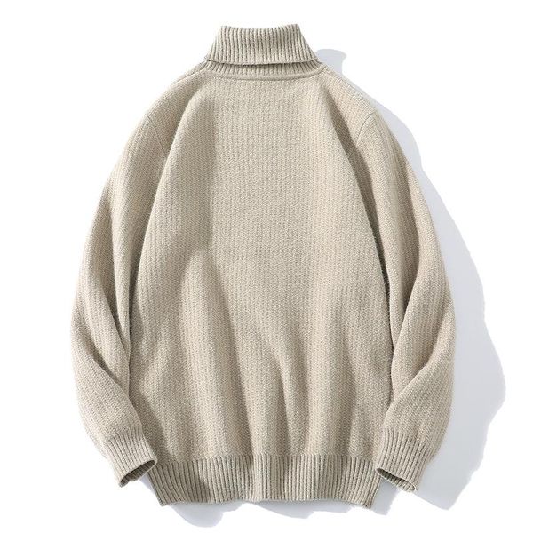 men's sweaters autumn winter turtleneck sweater 2021 warm knitted slim harajuku fashion streetwear casual pullover men, White;black
men's sweaters autumn winter turtleneck sweater 2021 warm knitted slim harajuku fashion streetwear casual pullover men, White;black
