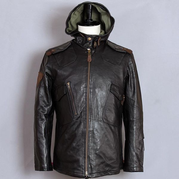 men's leather & faux avirex fashion hooded genuine men black sheepskin flight pilot jacket windbreaker slim casual coat
men's leather & faux avirex fashion hooded genuine men black sheepskin flight pilot jacket windbreaker slim casual coat