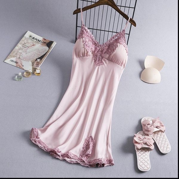 summer sleepshirts silk satin sleeveless women sleepwear nightgown lace nightdress soft home lingerie, Black;red
summer sleepshirts silk satin sleeveless women sleepwear nightgown lace nightdress soft home lingerie, Black;red