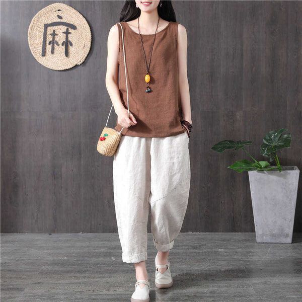 women's tanks & camis cotton linen vests for women summer harajuku vintage loose casual blouses sleeveless o neck t-shirts i3, White
women's tanks & camis cotton linen vests for women summer harajuku vintage loose casual blouses sleeveless o neck t-shirts i3, White