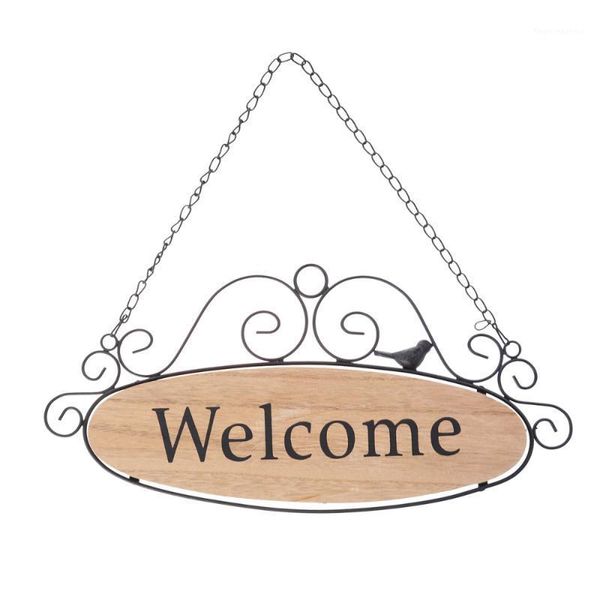 party decoration wooden welcome shingle hanging doorplate creative iron art wall sign decor1
party decoration wooden welcome shingle hanging doorplate creative iron art wall sign decor1