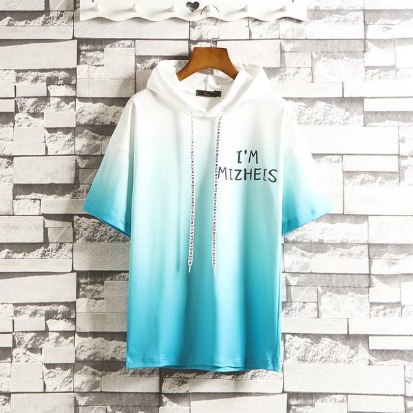 men's dress shirts short sleeve t-shirt trend 5 / hooded sweater. 2021 summer clothes, White;black
men's dress shirts short sleeve t-shirt trend 5 / hooded sweater. 2021 summer clothes, White;black