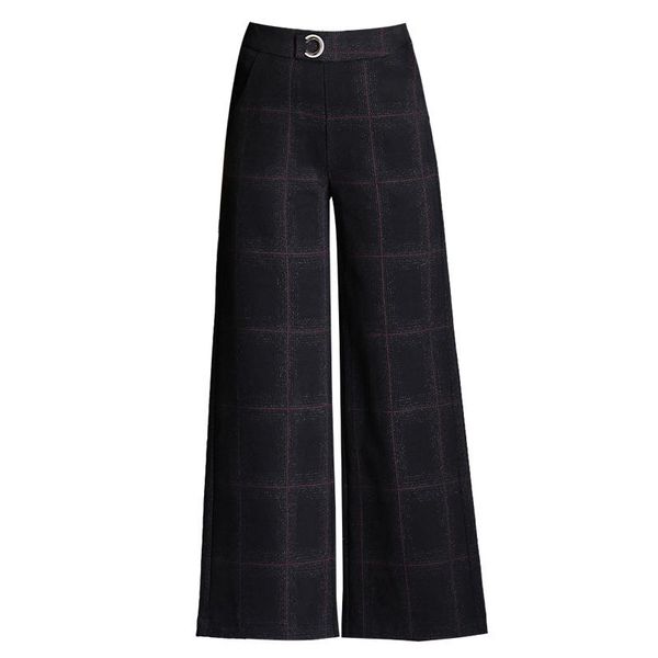 women's pants & capris high waist plaid woolen autumn and winter temperament elastic loose slim slimming nine points wide leg, Black;white
women's pants & capris high waist plaid woolen autumn and winter temperament elastic loose slim slimming nine points wide leg, Black;white