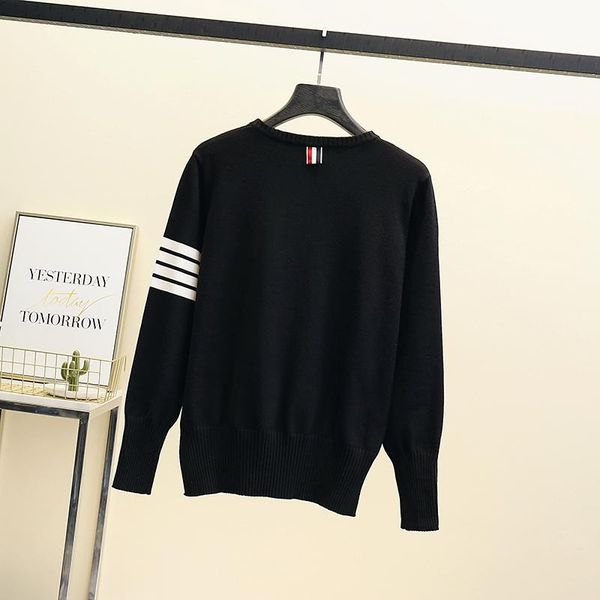 women's sweaters 2021 women sweater y2k fall pullovers goth fashion long sleeve kniied gothic clothes kawaii womens striped sweatshirt, White;black
women's sweaters 2021 women sweater y2k fall pullovers goth fashion long sleeve kniied gothic clothes kawaii womens striped sweatshirt, White;black
