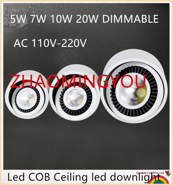 downlights dimmable led cob ceiling downlight 5w 7w 9w 20w 360 degree rotating ac110-220v surface mounted indoor lighting
downlights dimmable led cob ceiling downlight 5w 7w 9w 20w 360 degree rotating ac110-220v surface mounted indoor lighting