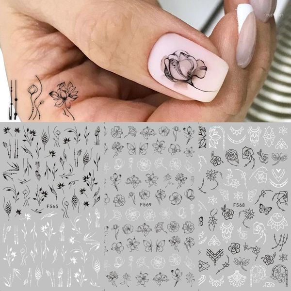 flower leaves design 3d nail stickers butterfly adhesive transfer sticker decals tropical plants slider tip art decorations1, Black
flower leaves design 3d nail stickers butterfly adhesive transfer sticker decals tropical plants slider tip art decorations1, Black