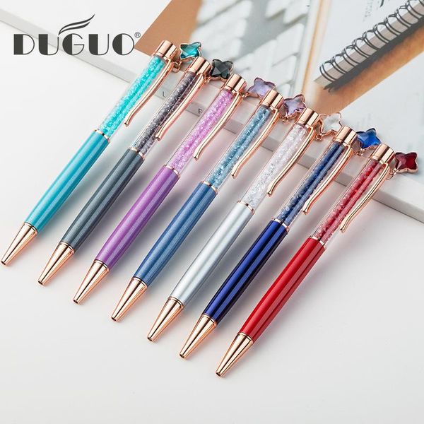 ballpoint pens luxury business metal signature pen sales contract rollerball duguo creative cute ball fine star pendant crystal, Blue;orange
ballpoint pens luxury business metal signature pen sales contract rollerball duguo creative cute ball fine star pendant crystal, Blue;orange