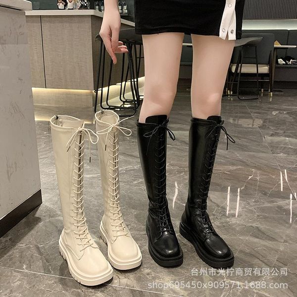 boots women's autumn winter pu leather knitting atchwork lace up block heels fashion ladies shoes high boot omen footwear, Black
boots women's autumn winter pu leather knitting atchwork lace up block heels fashion ladies shoes high boot omen footwear, Black