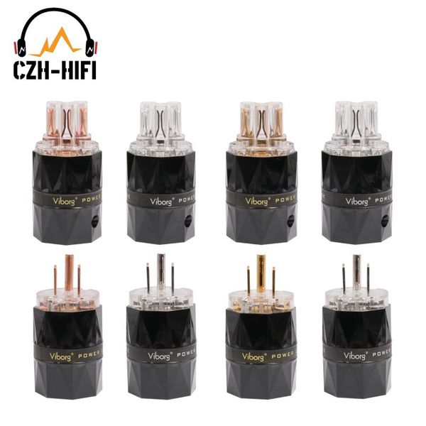 smart power plugs brand viborg high end plug connector transparent 99.99% pure copper cord terminal for hifi audio diy
smart power plugs brand viborg high end plug connector transparent 99.99% pure copper cord terminal for hifi audio diy