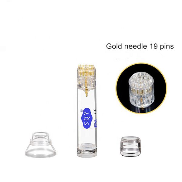 hydra needle 19pins aqua micro channel mesotherapy titanium gold needles fine touch system dermastamp serum applicator ce
hydra needle 19pins aqua micro channel mesotherapy titanium gold needles fine touch system dermastamp serum applicator ce