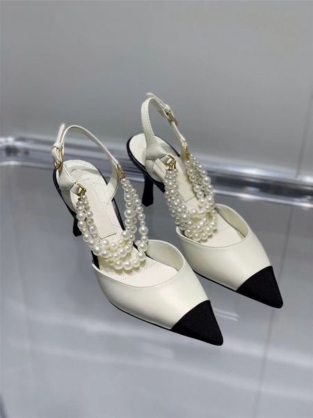 2021fashion women's slipper baotou sandals female spring summer autumn thin heel beaded shallow mouth high heels party shoe pump, Black
2021fashion women's slipper baotou sandals female spring summer autumn thin heel beaded shallow mouth high heels party shoe pump, Black