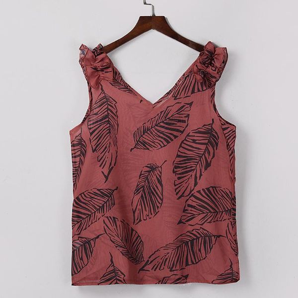 women's blouses & shirts 2021 blouse summer spring regular printing ruffles sleeveless easy women, White
women's blouses & shirts 2021 blouse summer spring regular printing ruffles sleeveless easy women, White