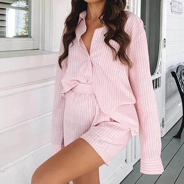 women's tracksuits two piece set women clothing sets blouses stripe printed shirt shorts outfit suit female ladies autumn y2k fashion, Gray
women's tracksuits two piece set women clothing sets blouses stripe printed shirt shorts outfit suit female ladies autumn y2k fashion, Gray