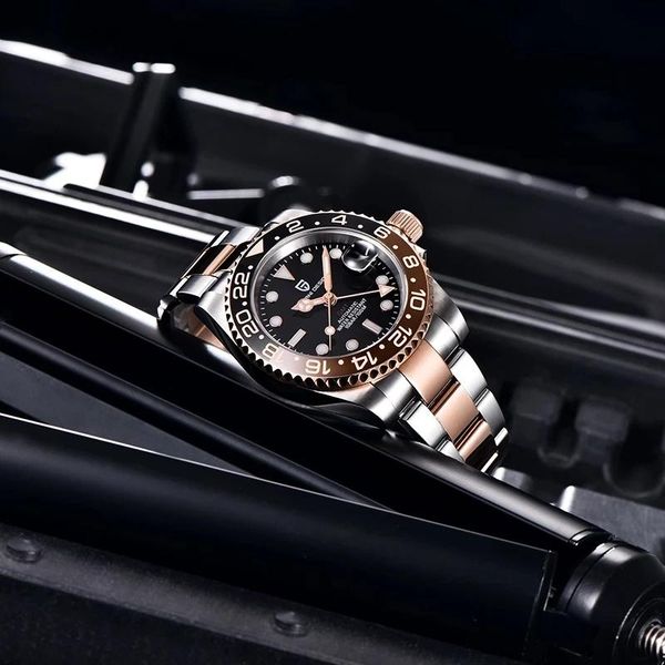 wristwatches pagani design brand men's mechanical watch sapphire glass waterproof automatic leisure sports relogio mascul, Slivery;brown
wristwatches pagani design brand men's mechanical watch sapphire glass waterproof automatic leisure sports relogio mascul, Slivery;brown