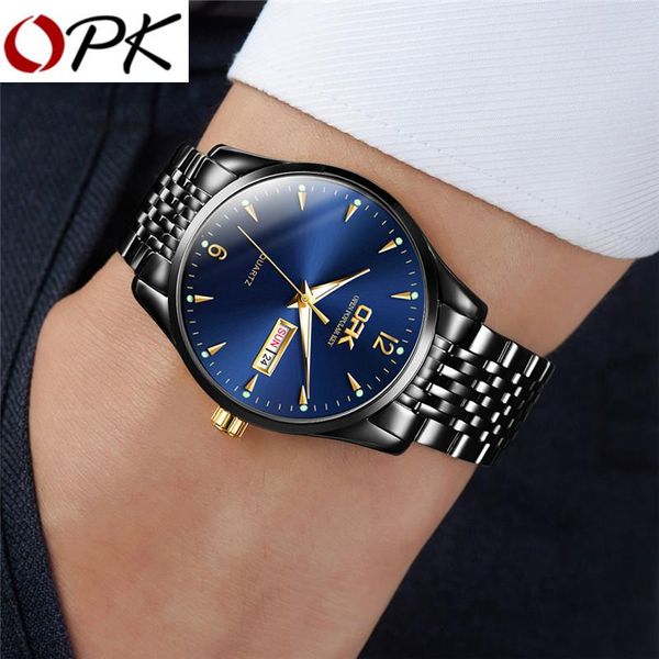 wristwatches opk men watch fashion quartz with dual calendar luxury waterproof business wristwatch cozy for gift, Slivery;brown
wristwatches opk men watch fashion quartz with dual calendar luxury waterproof business wristwatch cozy for gift, Slivery;brown
