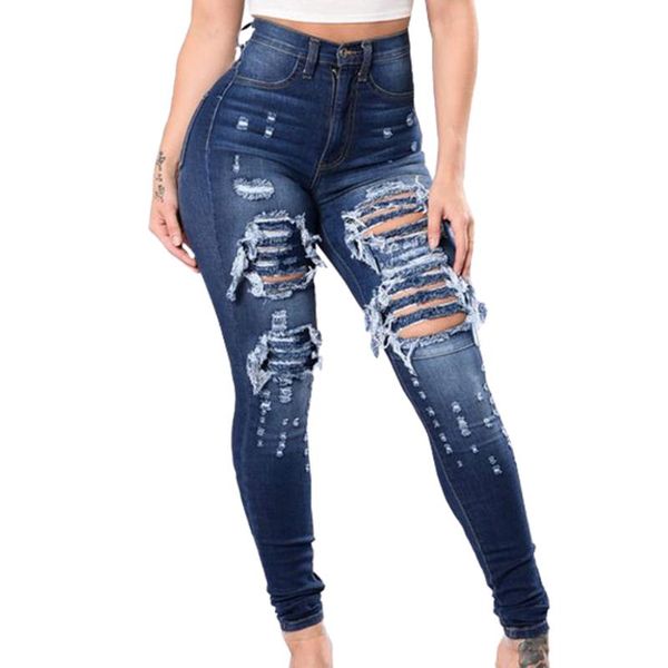 women's jeans fashion casual ultra stretchy ripped woman skinny denim pants trousers female high waist pencil, Blue
women's jeans fashion casual ultra stretchy ripped woman skinny denim pants trousers female high waist pencil, Blue