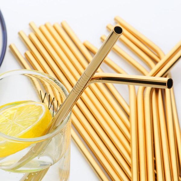 drinking straws 100pcs reusable metal straw gold bag straight bent stainless steel brush cleaner bar party custom1
drinking straws 100pcs reusable metal straw gold bag straight bent stainless steel brush cleaner bar party custom1