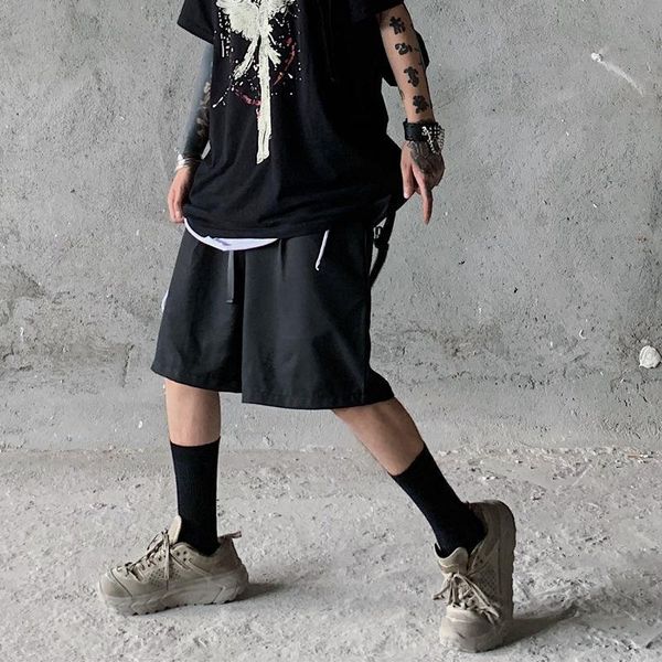 men's shorts style hybskr man's korean black solid colour trousers spring summer casual pants hip hop streetwear loos straight, White;black
men's shorts style hybskr man's korean black solid colour trousers spring summer casual pants hip hop streetwear loos straight, White;black