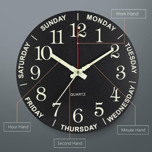 wall clocks fashion contracted large luminous week clock bamboo and wood modern with night light glow dark living room decoration
wall clocks fashion contracted large luminous week clock bamboo and wood modern with night light glow dark living room decoration