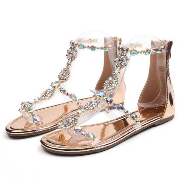 sandals women`s beach shining rhinestones shoes summer bohemia diamond comfortable flat women sandalia feminina fa356, Black
sandals women`s beach shining rhinestones shoes summer bohemia diamond comfortable flat women sandalia feminina fa356, Black