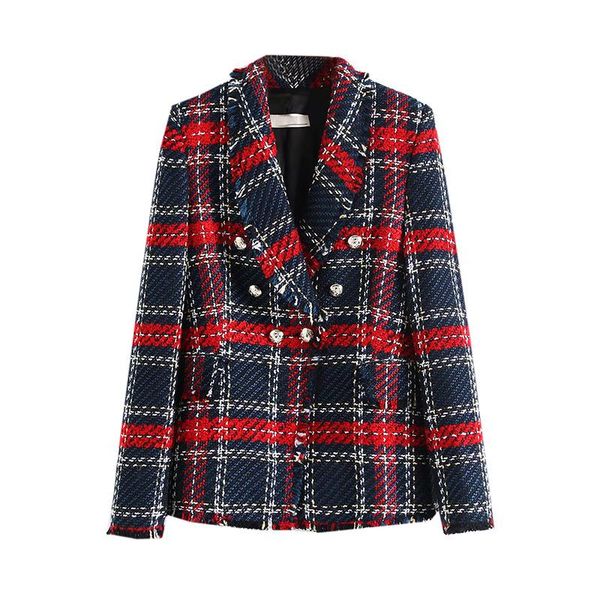 women's suits & blazers women-s vintage red plaid for ladies autumn-winter casual tweed blazer girls notched navy houndstooth button ou, White;black
women's suits & blazers women-s vintage red plaid for ladies autumn-winter casual tweed blazer girls notched navy houndstooth button ou, White;black