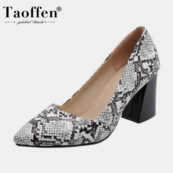 dress shoes taoffen fashion women pumps snake pattern pointed toe square heel daily office footwear size 32-43, Black
dress shoes taoffen fashion women pumps snake pattern pointed toe square heel daily office footwear size 32-43, Black